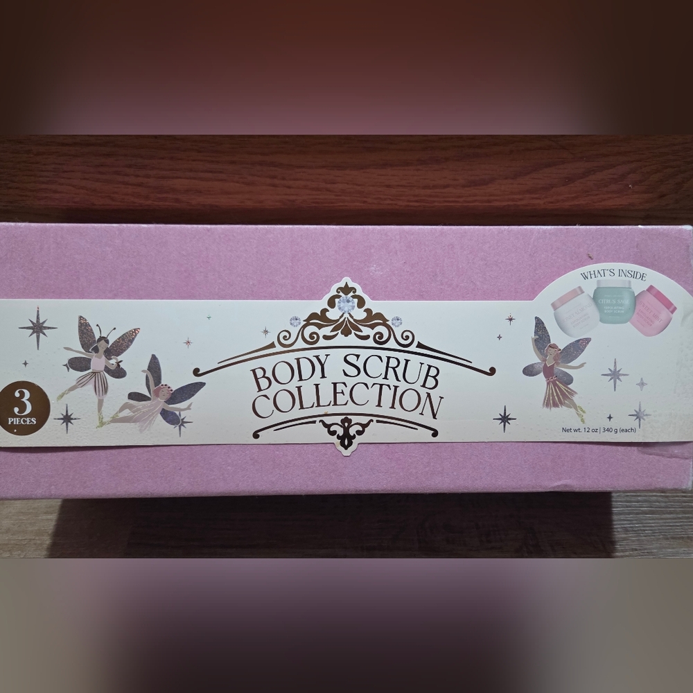 Body Scrub Collection 3-pack Honey Almond, Citrus Sage, Sweet Mint